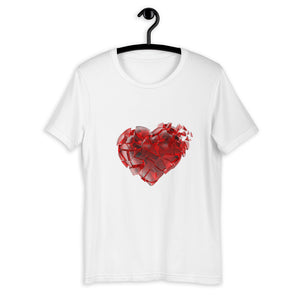Top Shelf Habits Shattered Heart Short-Sleeve Unisex T-Shirt