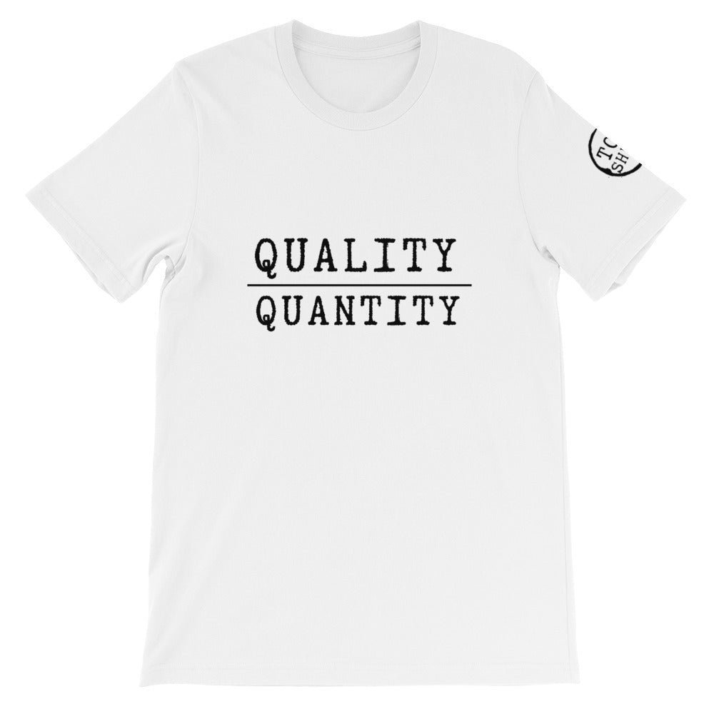 Top Shelf Habits Quality Over Quantity Unisex T-Shirt